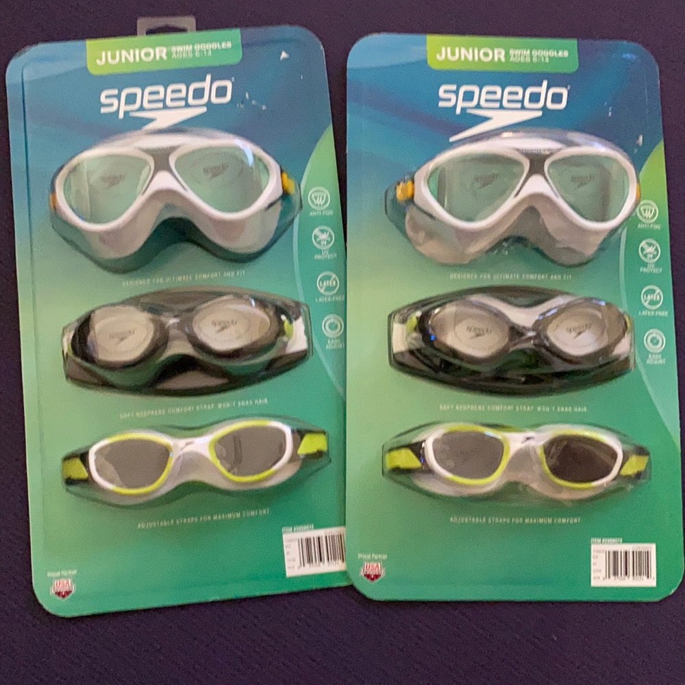 Speedo Junior Swim Goggles 3-Pack